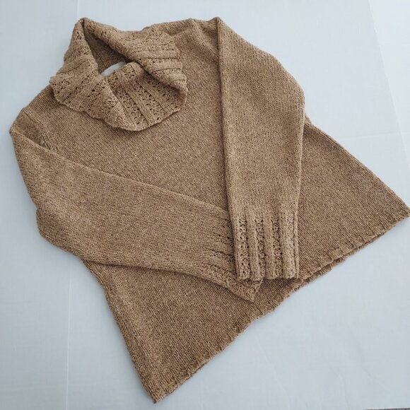 Susan Bristol Cowl Neck Wool Blend Long Sleeve Knit Sweater - Picture 4 of 12